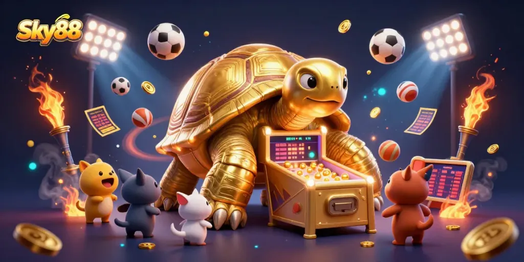 Engage in thrilling spins and wins with Sky88, where the excitement of sports betting meets a vibrant casino atmosphere.