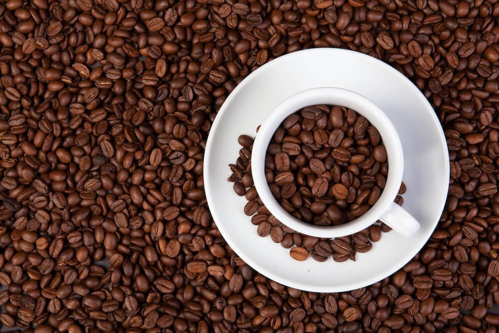 Meisterhaft geröstete Gute Kaffeebohnen