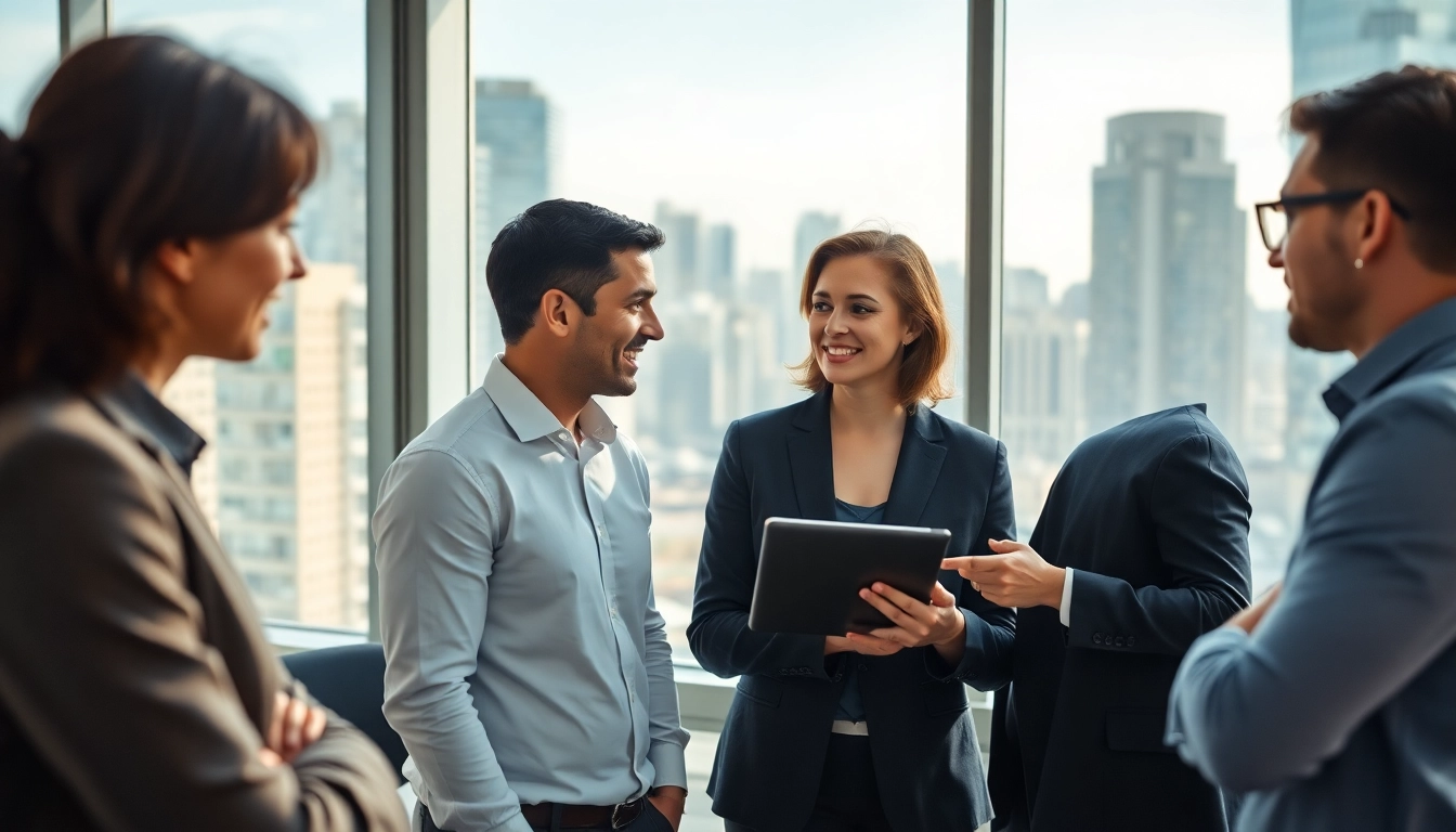 Headhunter Schweiz berät Kandidaten in einem modernen Büroumfeld